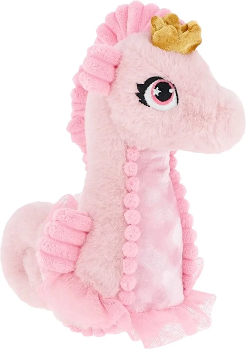 zeepaard - 25 cm - Dieren knuffelbeesten van Keel Toys in Roze – productfoto