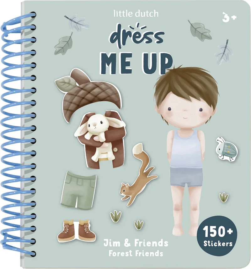 Dress up Sticker book Jim Forest Friends von Little Dutch in Dress me up Jim, Forest Friends – Produktfoto
