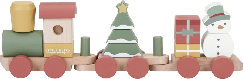 Blokkentrein - Kerst von Little Dutch in Kerst – Produktfoto