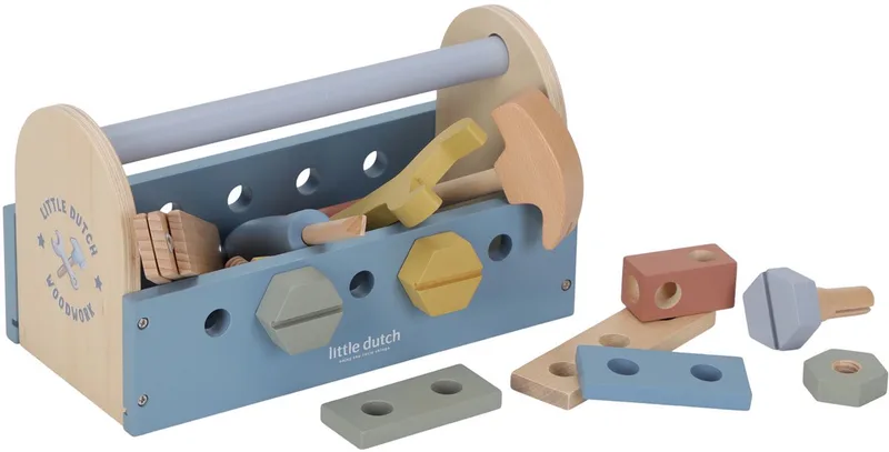 Gereedschapskist – Hout by Little Dutch in Gereedschapskist nieuw – product photo 1 of 4