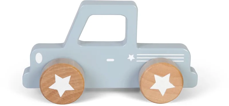 Hout Pick-Up von Little Dutch in Pastel blauw – Produktfoto
