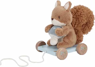 Animal à tirer Écureuil Forest Friends de Little Dutch en Marron – photo du produit 1 sur 4