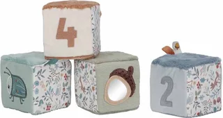 Zachte blokkenset - Forest Friends van Little Dutch in Meerkleurig – productfoto 1 van 4
