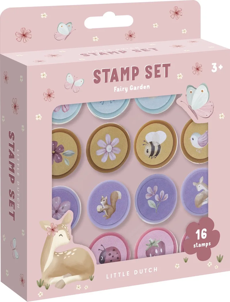 Bambolino Toys Little Dutch Stempels Fairy Garden - 16st von Little Dutch in Mulitcolor – Produktfoto
