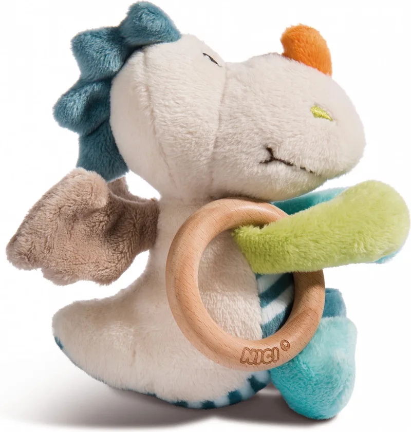 Draakje Dragilu bijtring de NICI en Beige – photo du produit
