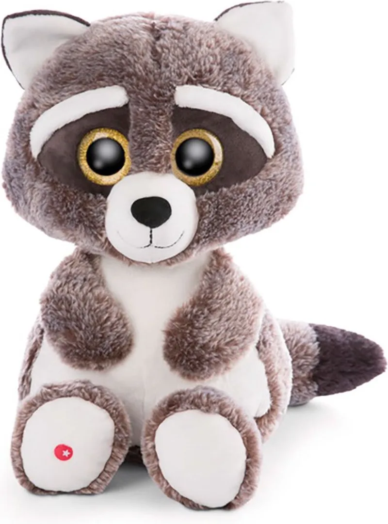 Glubschis Hangende Wasbeer Clooney Teddy 45 Cm van NICI in Bruin – productfoto