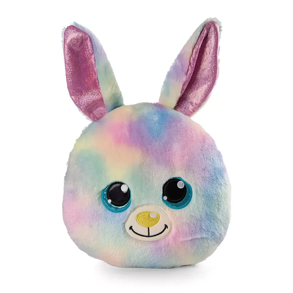 Kaninchen Regenbogen Süßigkeiten Kissen 32x32 Cm von NICI – Produktfoto