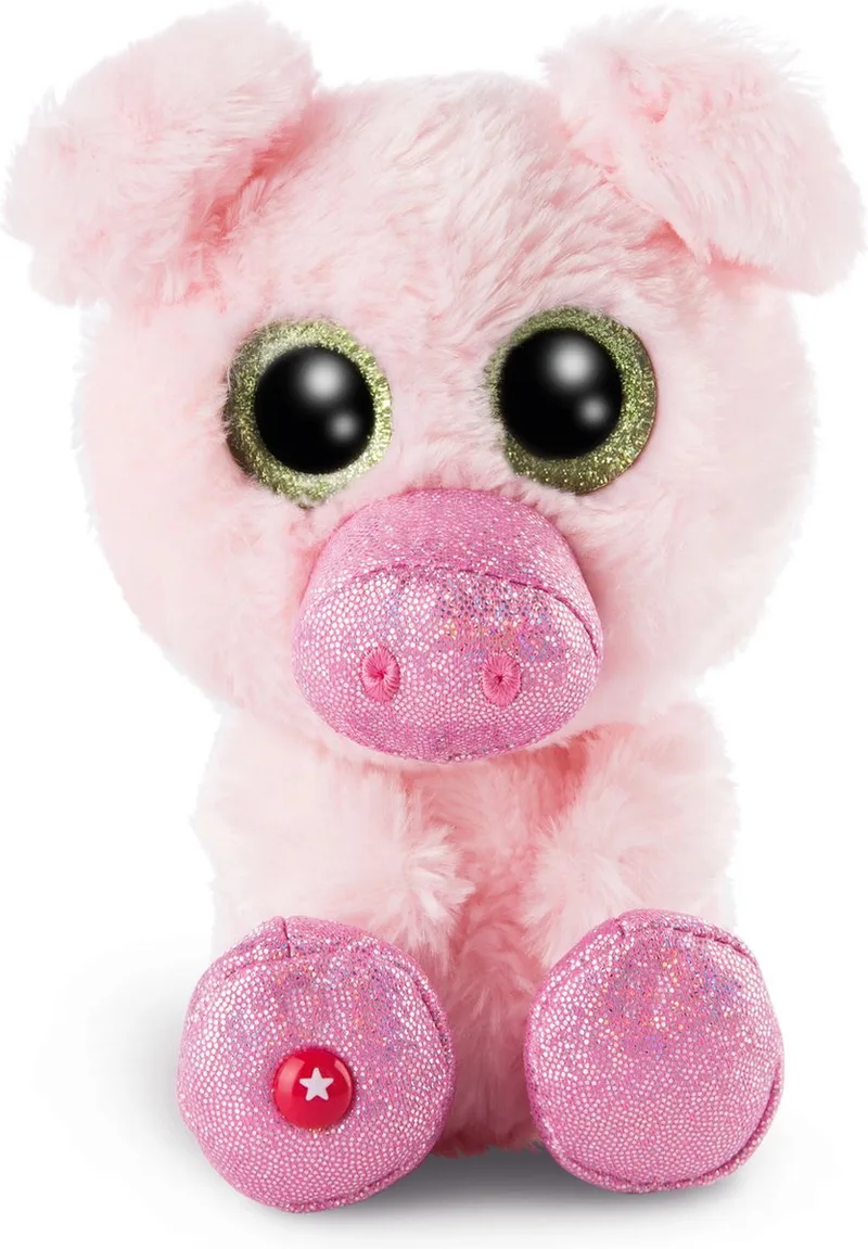 Knuffel Glubschis Varken Junior 15 Cm Pluche de NICI en Rose – photo du produit