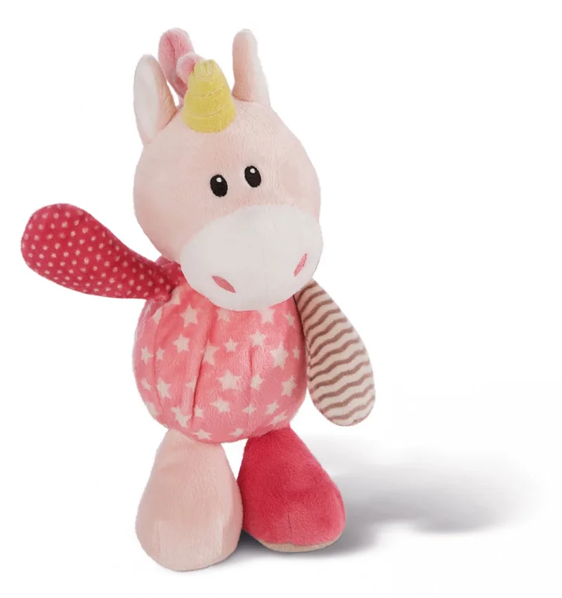 Knuffel Unicorn Stupsi 25 Cm Pluche/polyester fra NICI i Lyserød – produktbillede