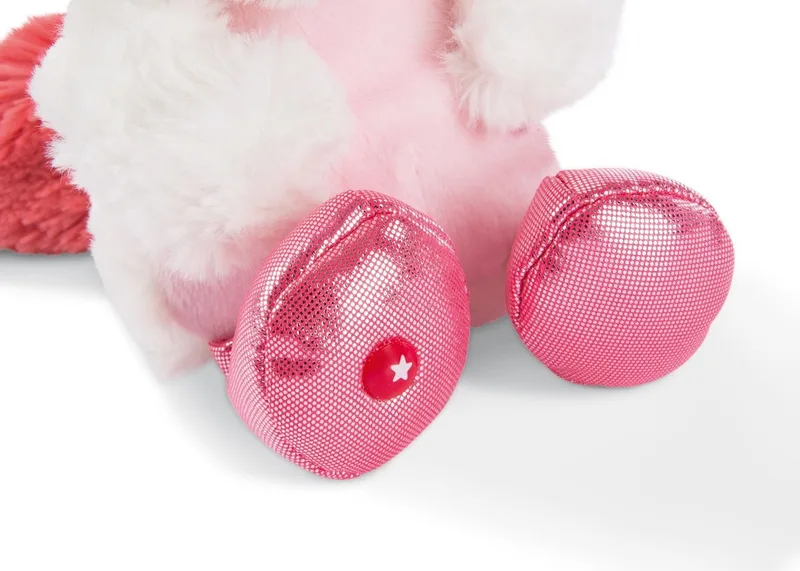 Knuffeleenhoorn Glubschis Milky-fee Junior 25 Cm Wit/roze från NICI i Rosa, Vit – produktbild