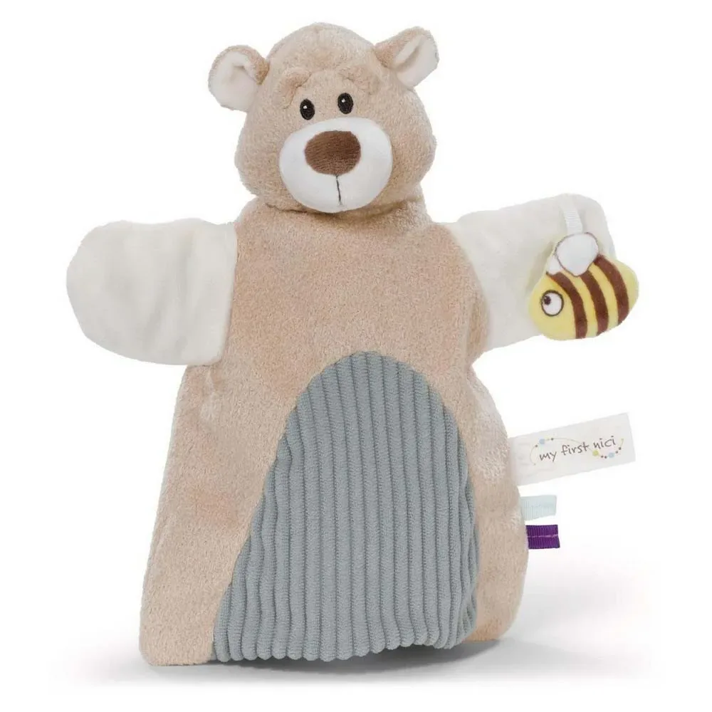 Nici 2-i-1 Bjørn Doudou Og Marionet 26x25 Cm fra NICI – produktbillede