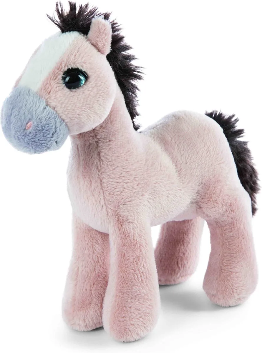 paard/pony pluche knuffel - 16 cm från NICI i Beige – produktbild