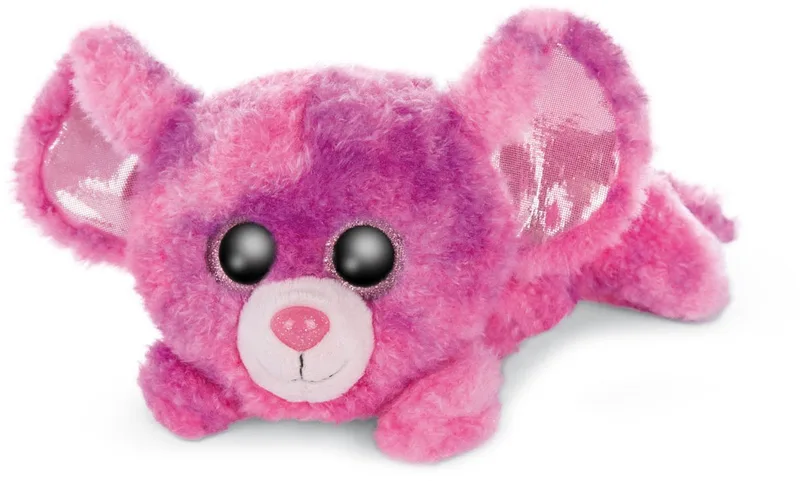 pluche knuffel muis Glubschis Maisie 25cm - zachte knuffelmuis. fra NICI i Flerfarvet – produktbillede