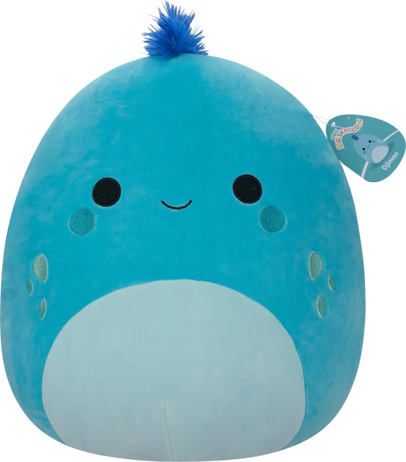 Djimon - Cyan Blue Iguana W/Blue Hair 40cm Plush by Squishmallows in Turquoise – product photo