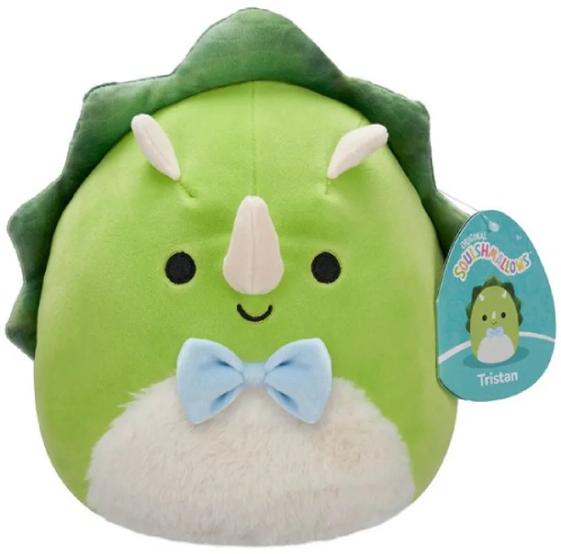 Groene Triceratops Pluche Knuffel 20 cm van Squishmallows in Tristan – productfoto
