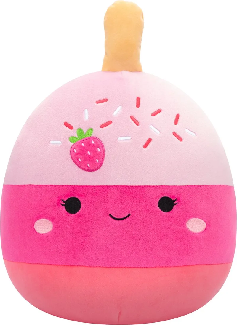 Pama - Pink Strawberry Cake Pop 30cm pluche von Squishmallows in Rosa – Produktfoto