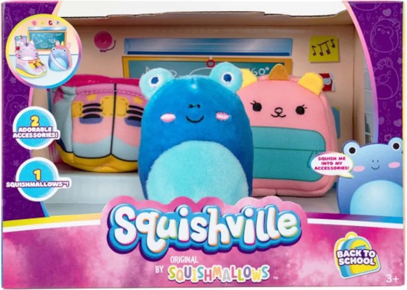 Squishville - Back To School Accessory Set (Squishville by Squishmallows) von Squishmallows in Blau – Produktfoto
