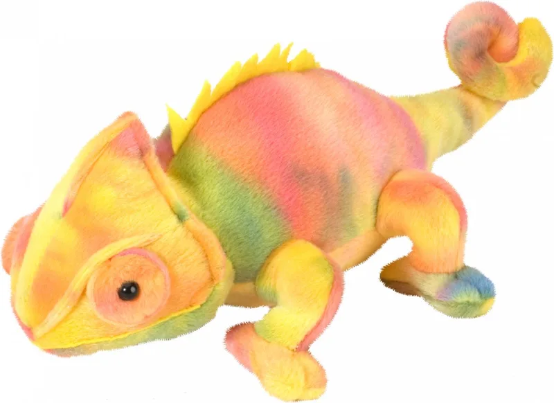 Kameleon Knuffel - Pluche reptiel van 20 cm - Realistische details de Wild Republic en Multicolore – photo du produit