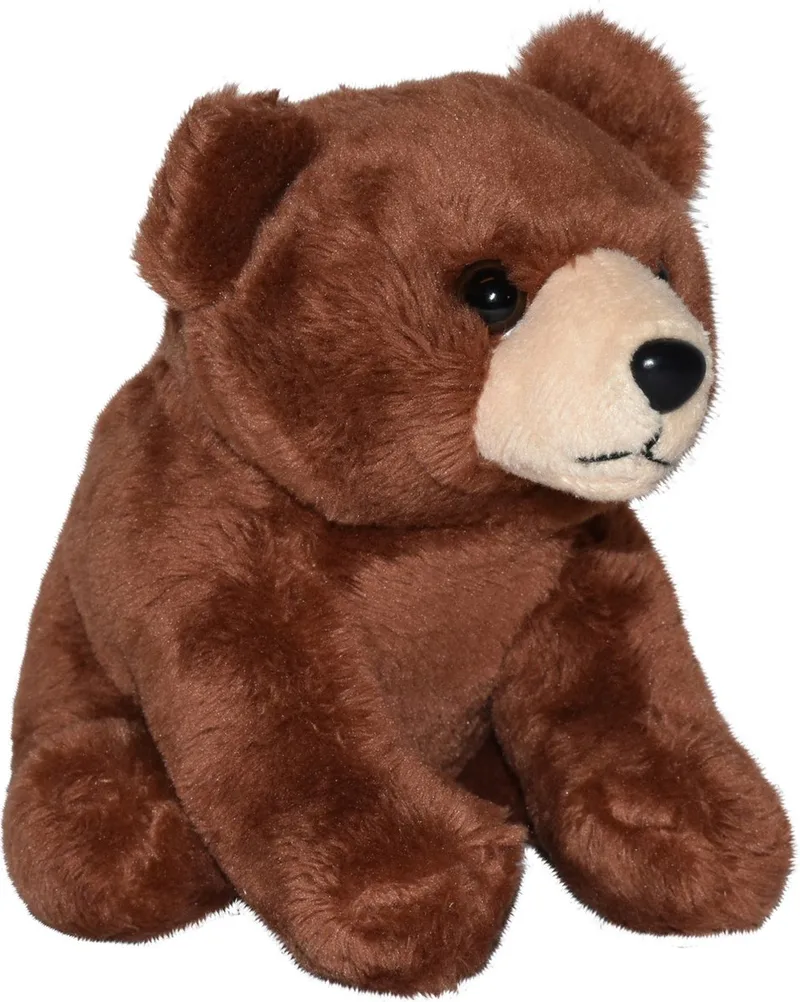 Pluche Beer 13 cm - zacht knuffeldier - leuk cadeau - geschikt voor kinderen von Wild Republic in Braun – Produktfoto