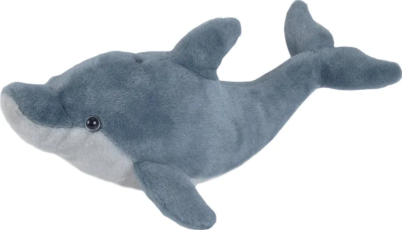 Pluche dieren knuffels dolfijn van 30 cm - Knuffeldieren speelgoed van Wild Republic in Meerkleurig – productfoto