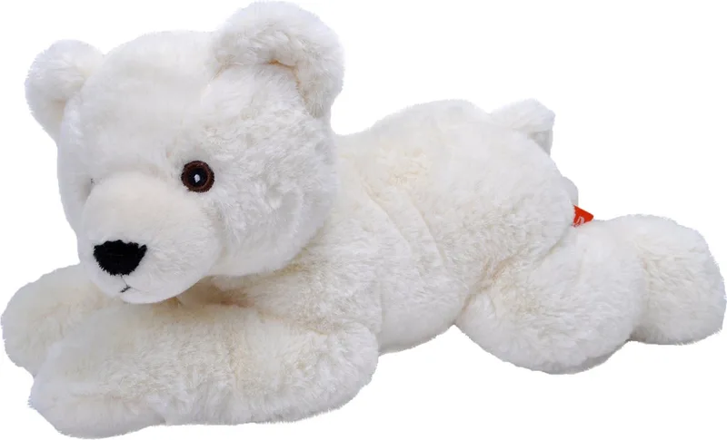 pluche knuffel dier ijsbeer - 30 cm - Wildlife speelgoed knuffelbeesten van Wild Republic in Wit – productfoto