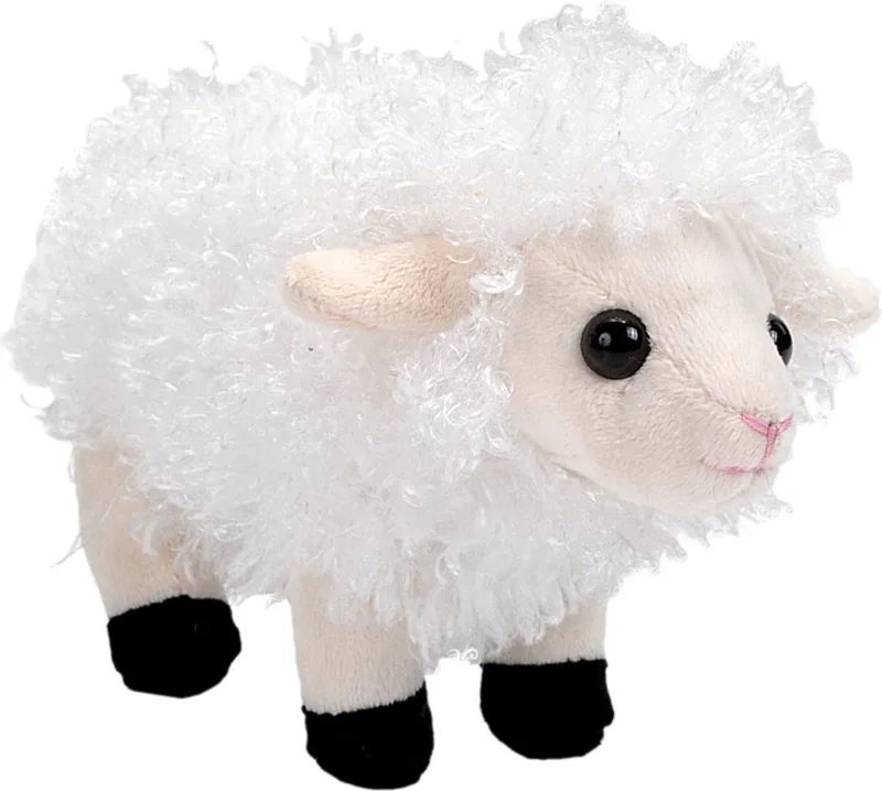 Pluche knuffel Lammetje/schaap van ongeveer 13 cm - wit - Speelgoed knuffelbeesten by Wild Republic in Multicolour – product photo