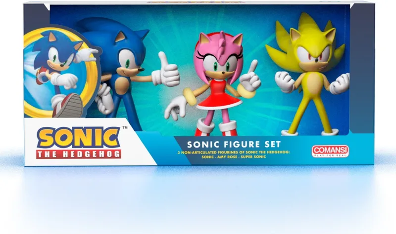 Sonic the Hedgehog - 3 Figurine Box Set by Comansi – product photo