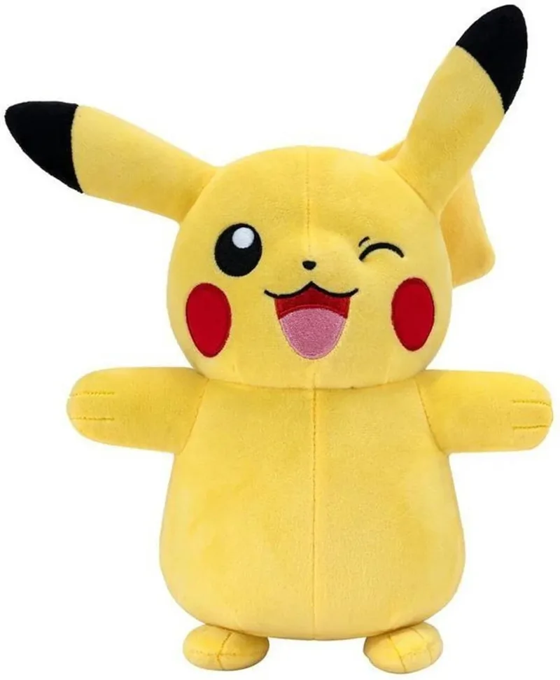 Pokemon Pluche - Happy Winking Pikachu van Jakks Pacific – productfoto