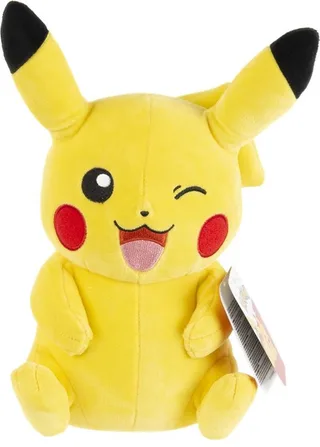 Pokemon Pluche - Winking Sitting Pikachu van Jakks Pacific – productfoto 1 van 4