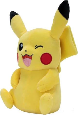 Pokemon Pluche - Winking Sitting Pikachu van Jakks Pacific – productfoto 3 van 4