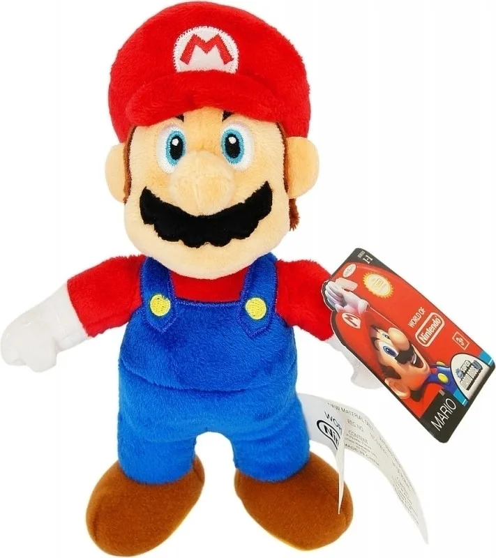 World of Nintendo Pluche - Mario (18cm) von Jakks Pacific – Produktfoto