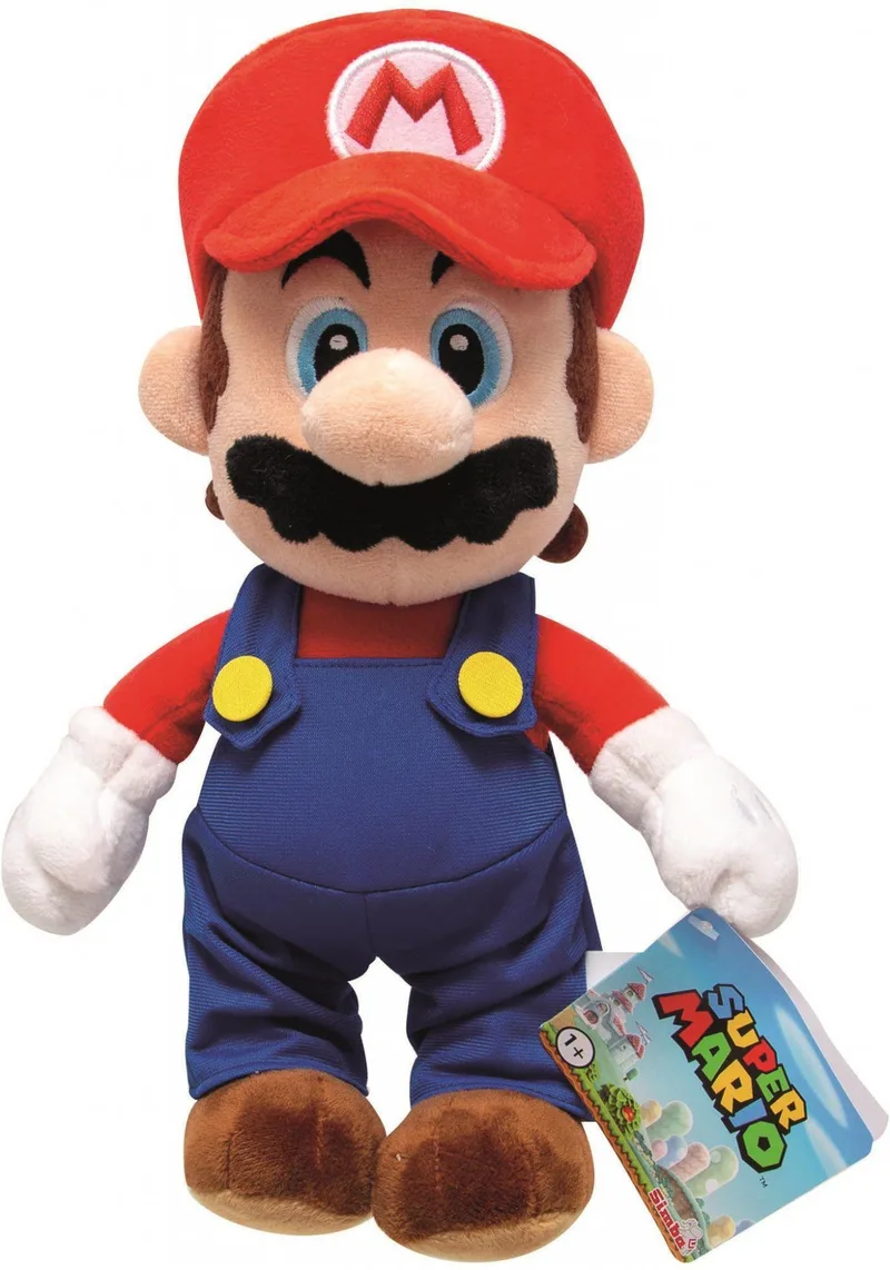 Super Mario Pluche - Mario (25cm) (Simba) fra Simba – produktbillede