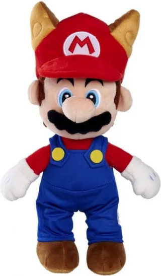 Super Mario Pluche - Raccoon Mario (30cm) van Simba Toys – productfoto 1 van 2