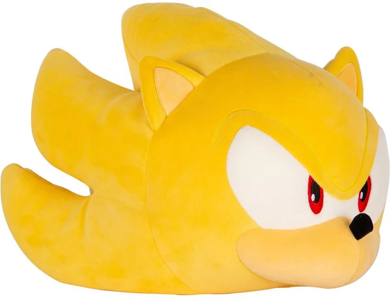 Sonic the Hedgehog Pluche - Mocchi Mocchi Large Super Sonic Head von Tomy – Produktfoto