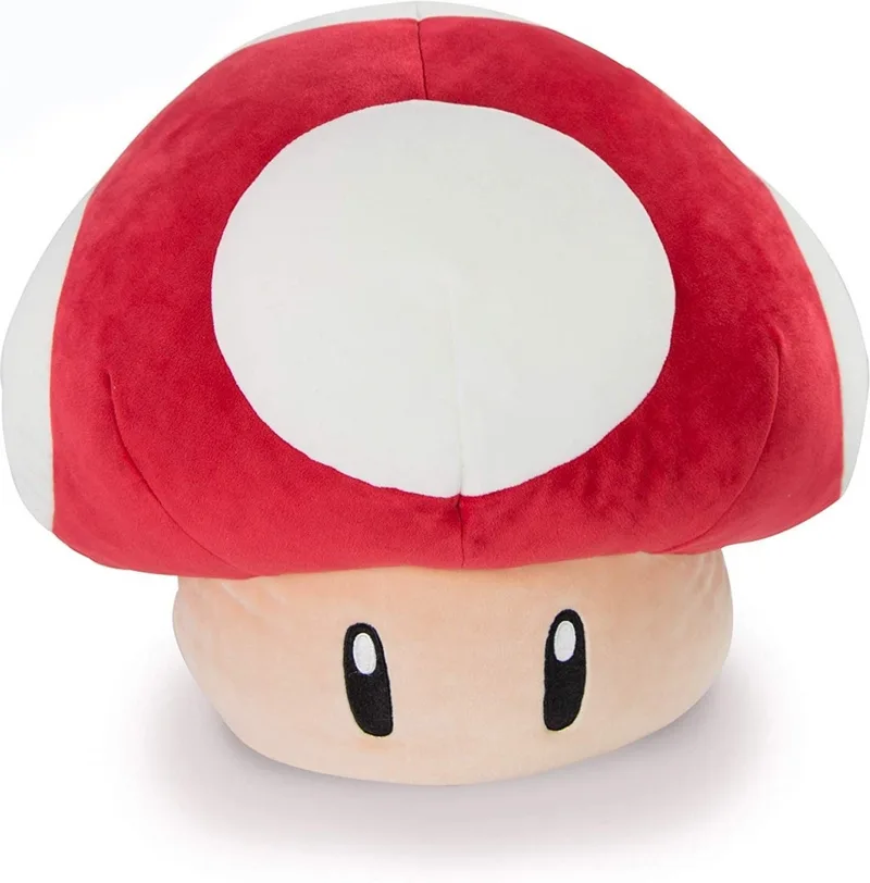 Super Mario Pluche - Mocchi Mocchi Large Mushroom van Tomy – productfoto
