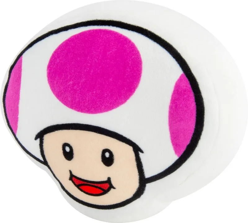 Super Mario Pluche - Mocchi Mocchi Purple Toad van Tomy – productfoto