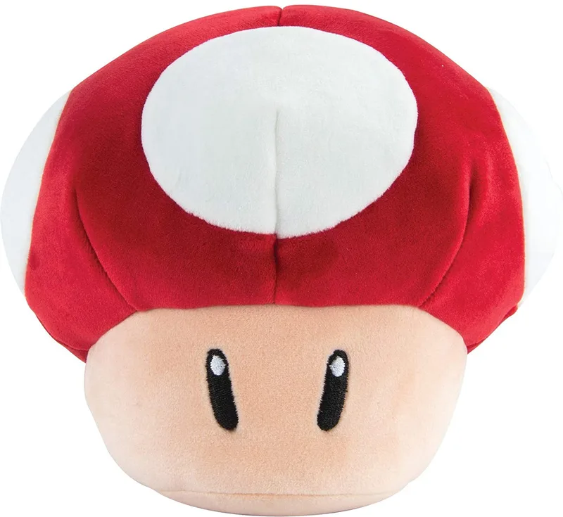 Super Mario Pluche - Mocchi Mocchi Super Mushroom fra Tomy – produktbillede
