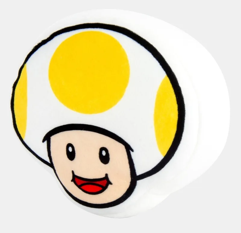 Super Mario Pluche - Mocchi Mocchi Yellow Toad von TOMY – Produktfoto