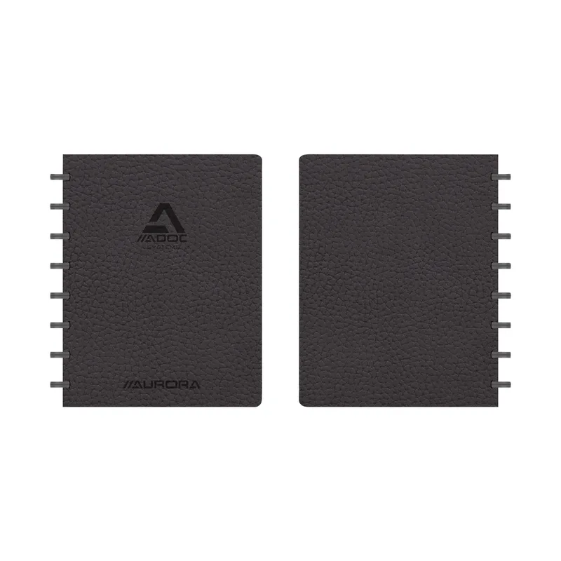 Schrift adoc business a5 lijn 144pag 90gr zwart | 10 stuks de Aurora – photo du produit
