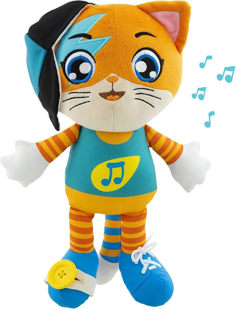Chicco 44 Cats knuffel met geluid by Chicco in Orange – product photo