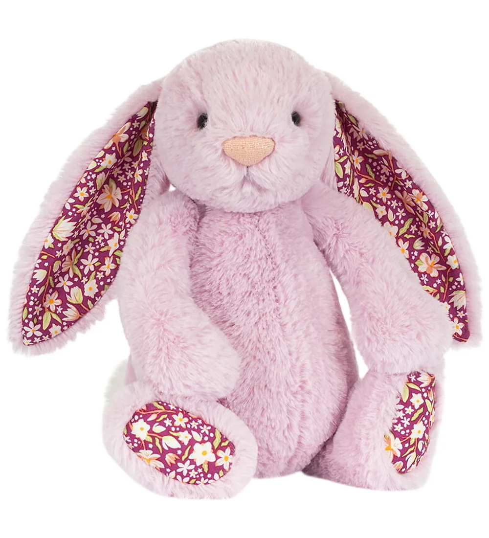 Knuffel - 31x12 cm - Thistlepop Blossom Luxe Bunny de Jellycat – photo du produit