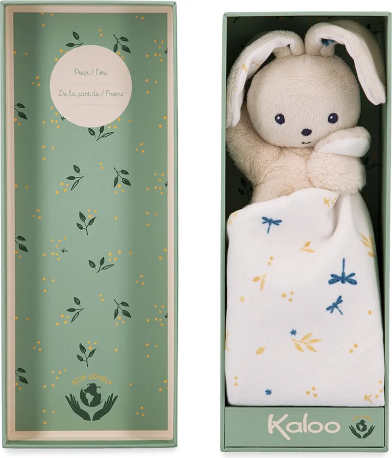 Weißes Kaninchen Schmusetuch 17 Cm von Kaloo in Konijn Wit – Produktfoto 1 von 6