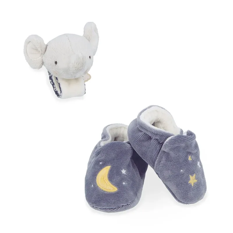 Geluidsarmband & Pantoffels Olifant Knuffel by Kaloo – product photo
