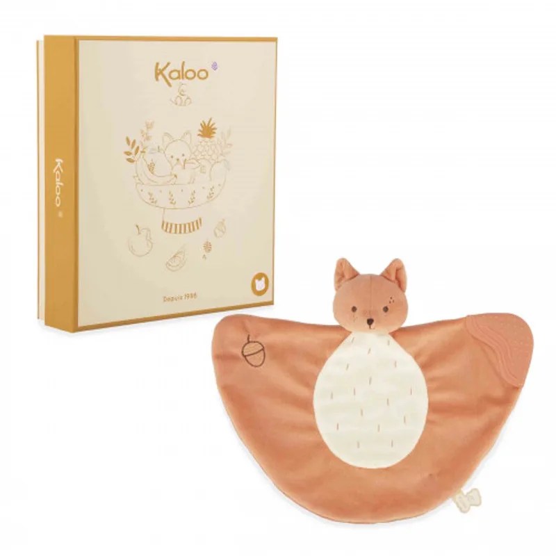 Grignoti - Bijtspeelgoed - Knuffeldoek fra Kaloo i Eekhoorn – produktbillede