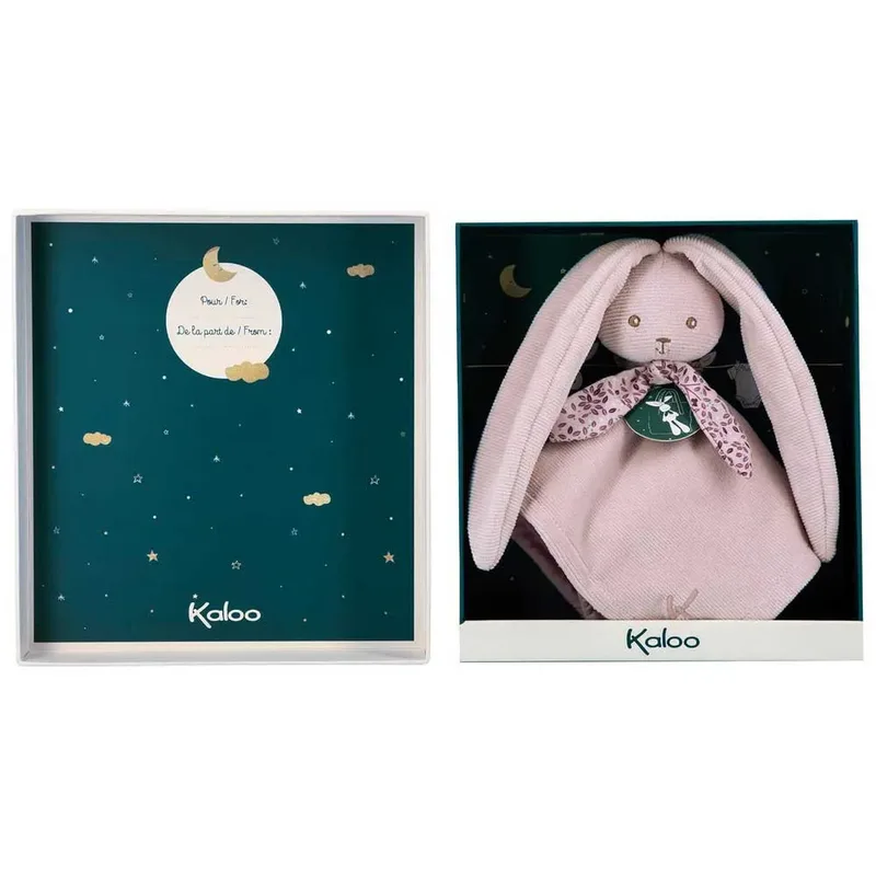 Lapinoo - Knuffeldoek - Konijn - kleur de Kaloo en Rose – photo du produit 5 sur 6