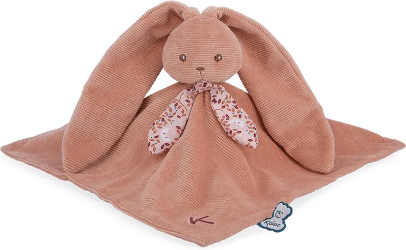 Lapinoo – Knuffeldoek konijn van Kaloo in Terracotta – productfoto