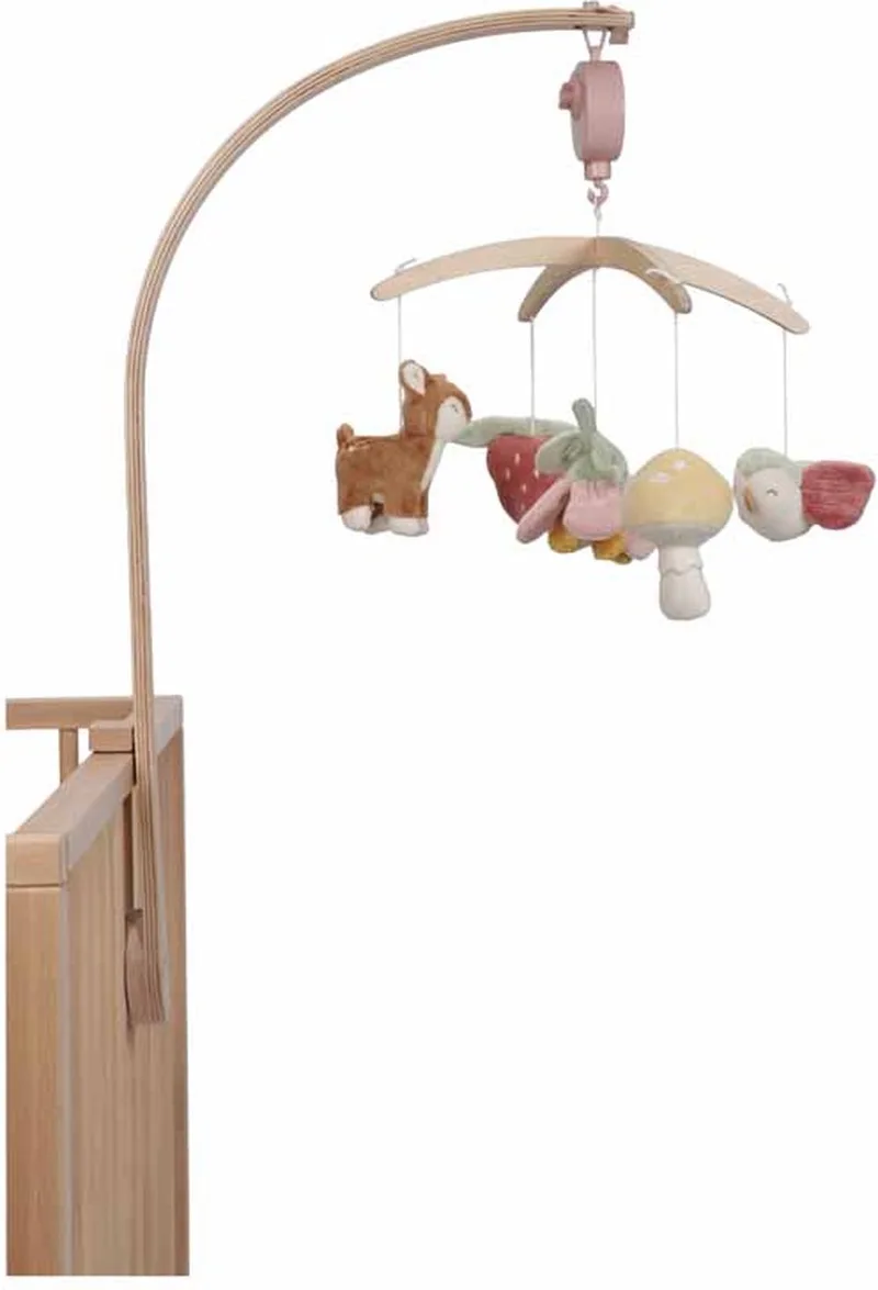 Houten muziekmobiel - Fairy Garden von Little Dutch in Mehrfarbig – Produktfoto