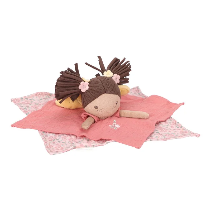 Knuffeldoekje fairy Evi Fairy Garden van Little Dutch in Roze – productfoto 3 van 4