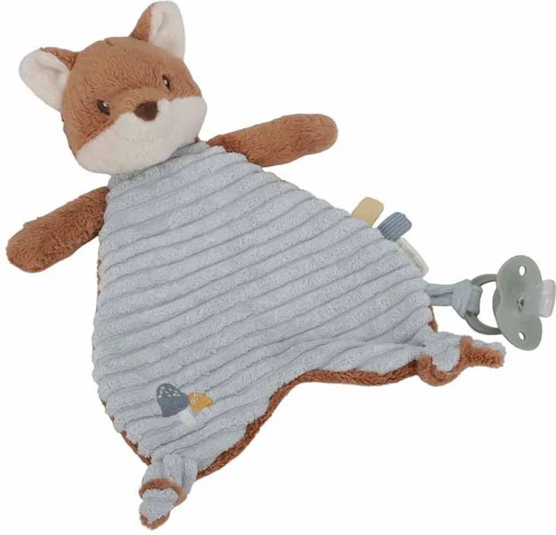 Knuffeldoekje knuffel Vos - Forest Friends by Little Dutch in Blue – product photo 1 of 2