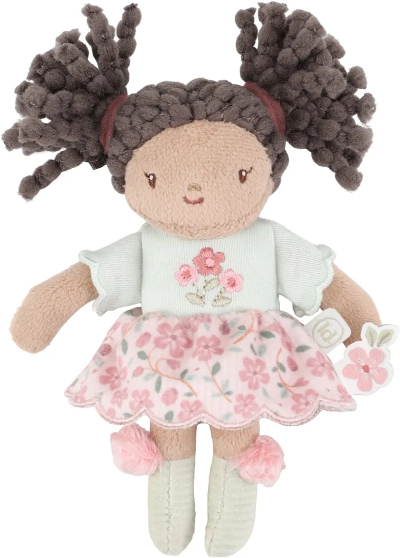 Knuffelpop - Evi - 10 cm von Little Dutch in Grün – Produktfoto